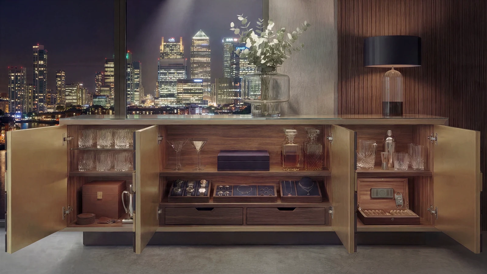 Wharflight furniture film — light, material and form